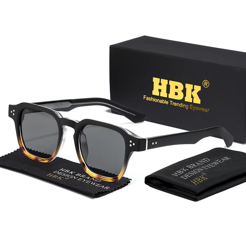 New Fashion Sunglasses Men Vintage Square Gradient Sun Glasses Outdoor Sports Party Vacation Travel Driving Eyeglasses