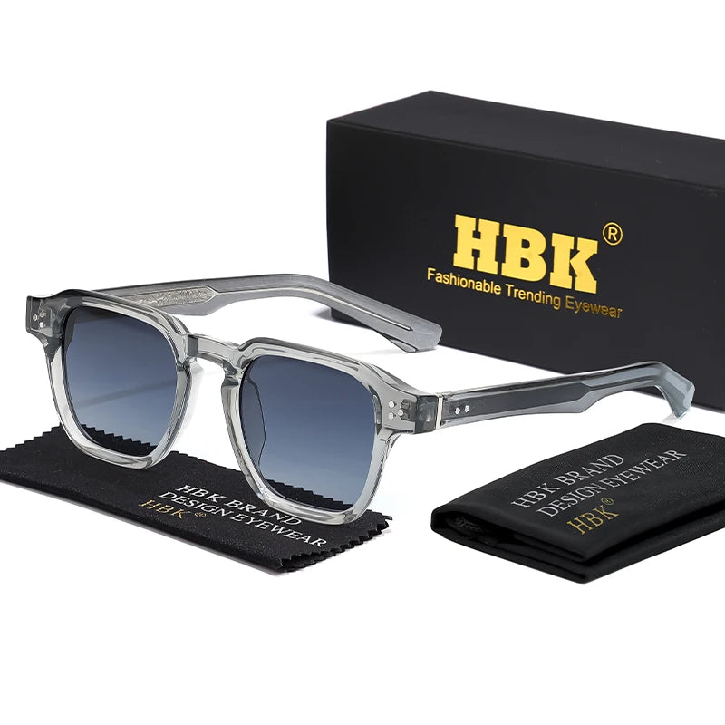 New Fashion Sunglasses Men Vintage Square Gradient Sun Glasses Outdoor Sports Party Vacation Travel Driving Eyeglasses