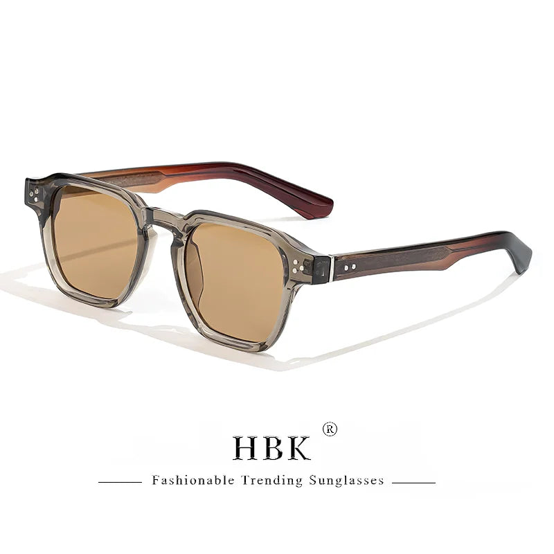 New Fashion Sunglasses Men Vintage Square Gradient Sun Glasses Outdoor Sports Party Vacation Travel Driving Eyeglasses