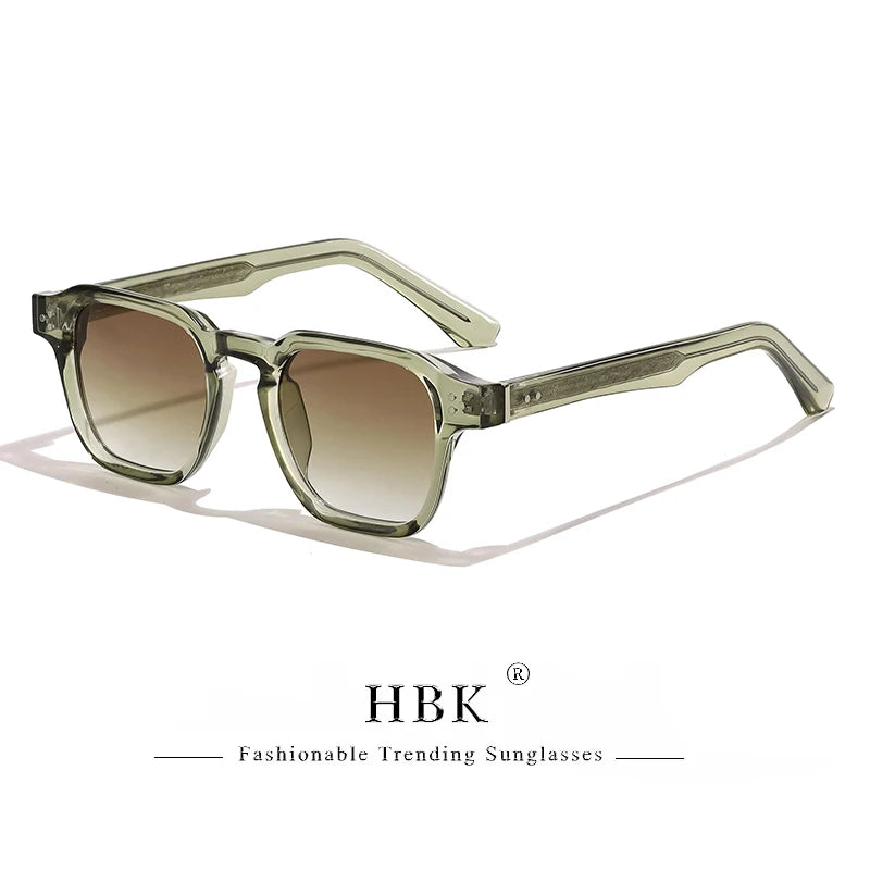 New Fashion Sunglasses Men Vintage Square Gradient Sun Glasses Outdoor Sports Party Vacation Travel Driving Eyeglasses