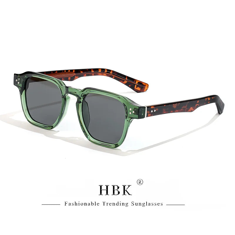 New Fashion Sunglasses Men Vintage Square Gradient Sun Glasses Outdoor Sports Party Vacation Travel Driving Eyeglasses