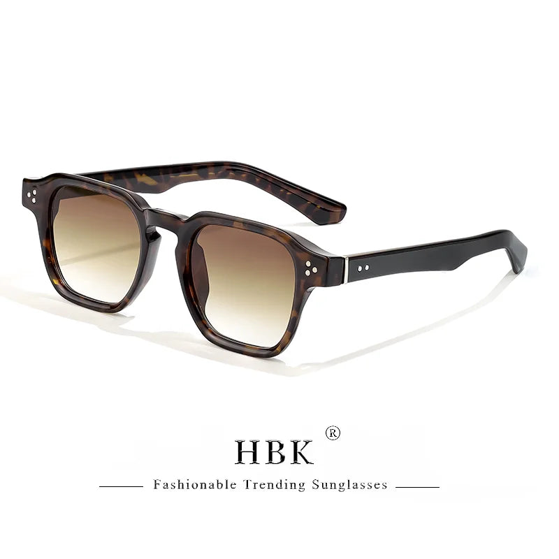 New Fashion Sunglasses Men Vintage Square Gradient Sun Glasses Outdoor Sports Party Vacation Travel Driving Eyeglasses